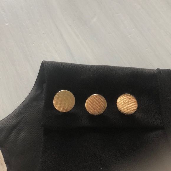 Black shift dress with gold accent - Picture 5 of 5